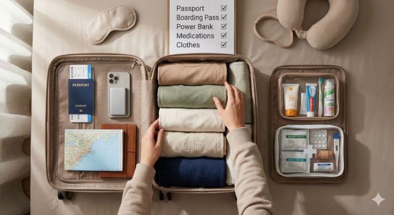 Набір речей для подорожі